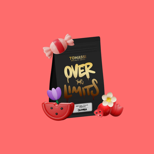Caffè specialty Colombia Ombligon Floral Symphony, naturale Thermal Shock, in grani e macinato – Tomassi Coffee
